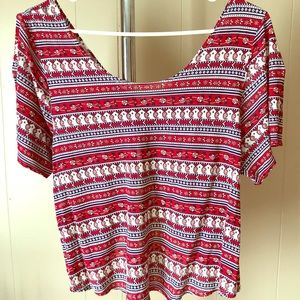 AE backless crop top